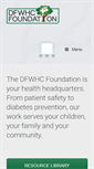 Mobile Screenshot of dfwhcfoundation.org